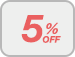 5%OFF